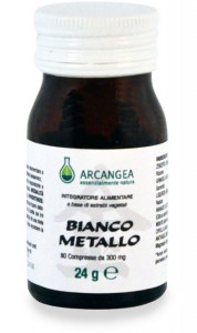 BIANCO METALLO 80 COMPRESSE | Artemisiaerboristeria.it - 1923
