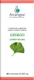 GINKGO BILOBA 60 COMPRESSE | Artemisiaerboristeria.it - 1801