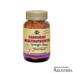 CANGURINI MULTINUTRIENTS masticabili (frutti di bosco) SOLGAR 60tav. | Artemisiaerboristeria.it - 1417